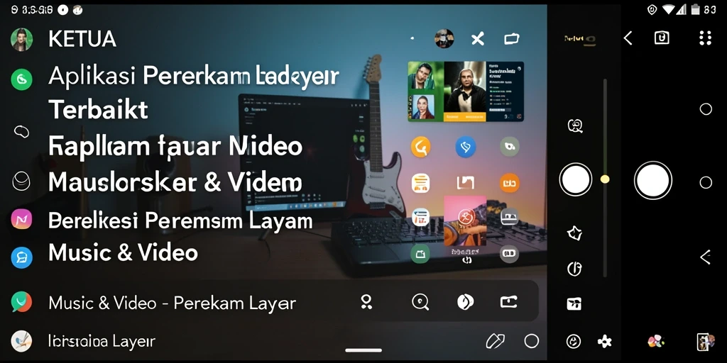 Tampilan antarmuka KETUA yang user-friendly dan fungsionalitas perekam layar.