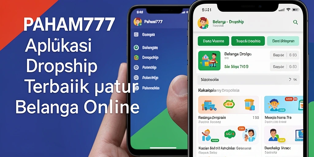 Antarmuka PAHAM777 yang mudah digunakan untuk Dropship.