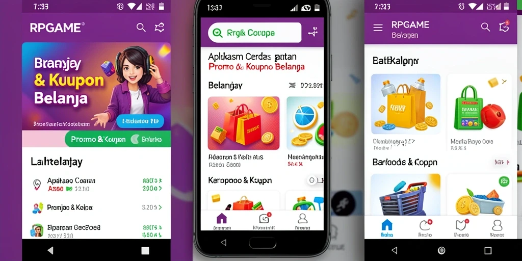 Tampilan antarmuka RPGAME yang sederhana dan mudah digunakan.